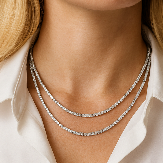 Brilliant Tennis Necklace