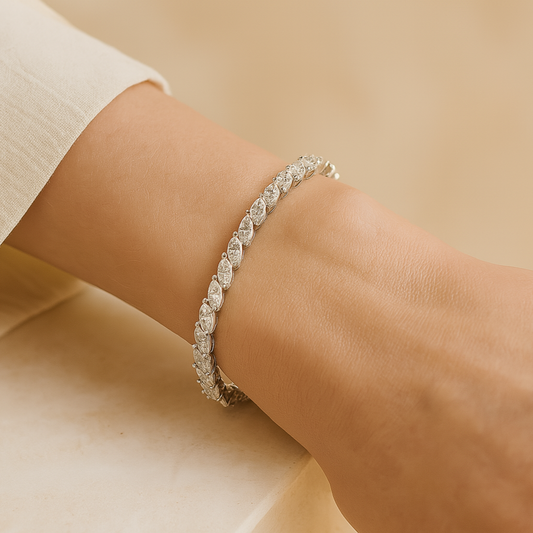 Marquise Tennis Bracelet
