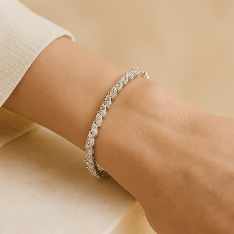 Marquise Tennis Bracelet