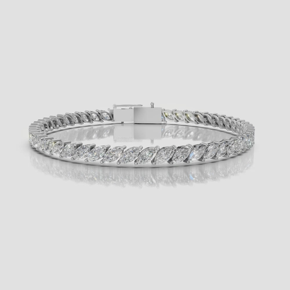 Marquise Tennis Bracelet
