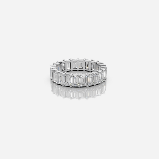 Emerald Diamond Eternity Ring