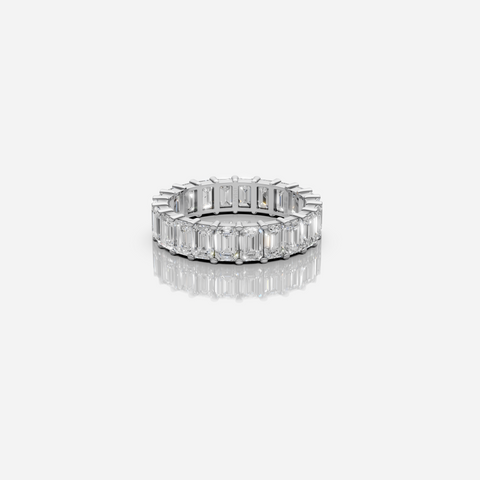 Emerald Diamond Eternity Ring