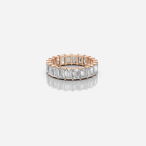 Emerald Diamond Eternity Ring